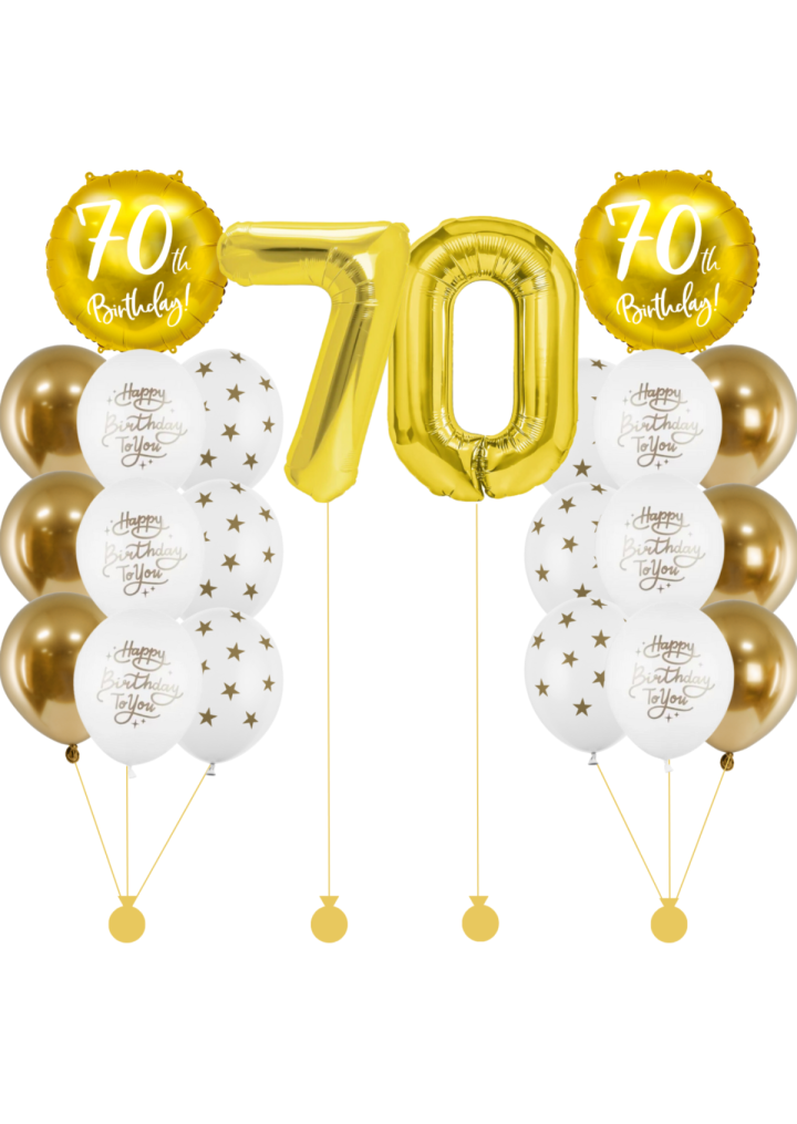 Zestaw DUŻY 70 white gold